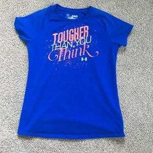 Blue Under Armour t-shirt